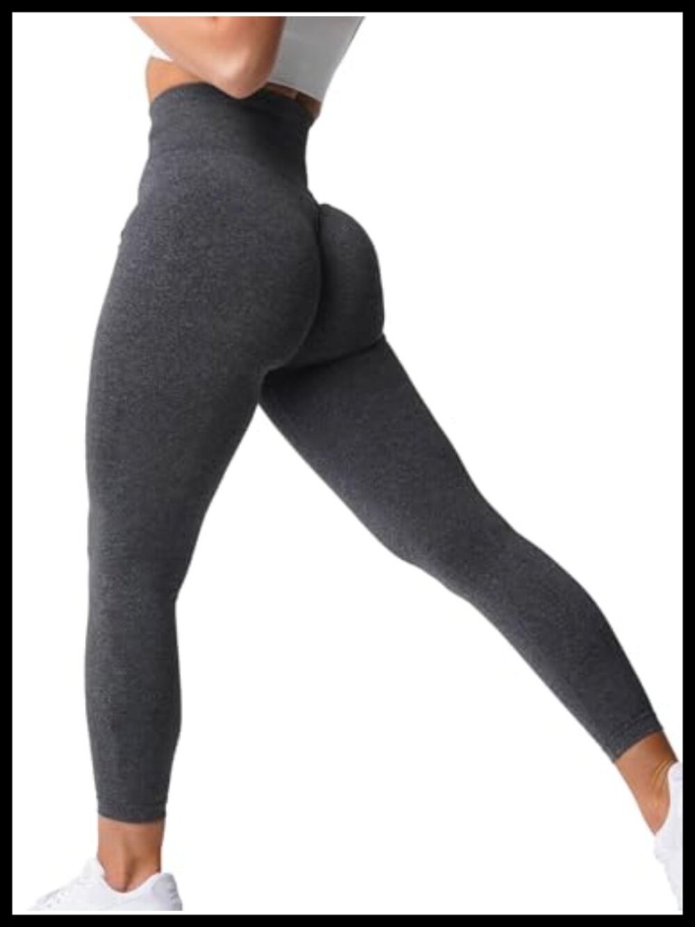 Women's High Waist Seamless Workout Leggings Tummy Control Gym Yoga